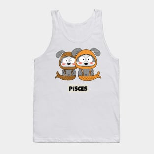 Funny Zodiac Baby Pisces Tank Top